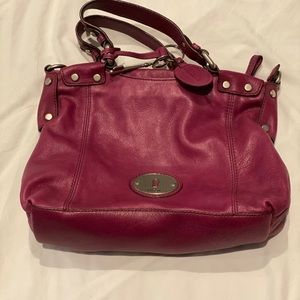 Fossil Leather Handbag
